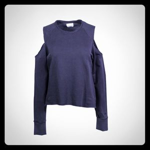 NWOT Rag & Bone Cold Shoulder cotton sweatshirt